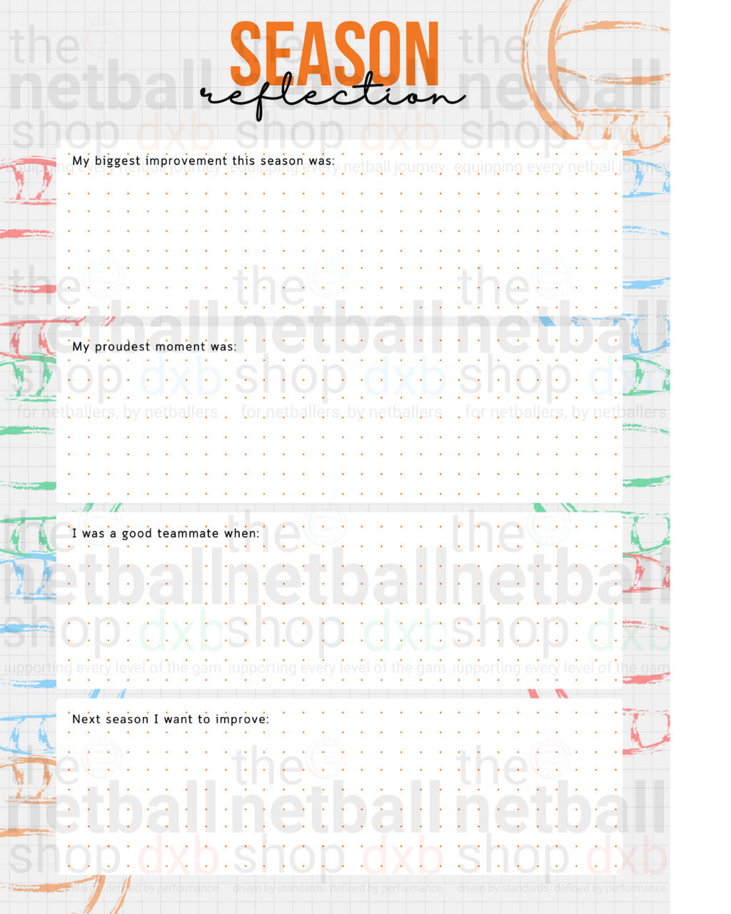 Players - Junior Player Journal