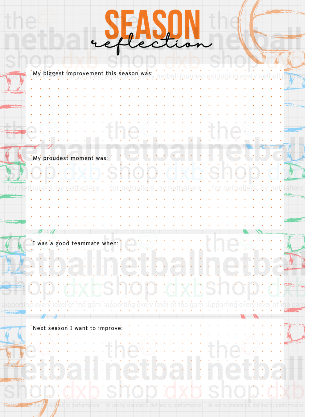 Players - Junior Player Journal