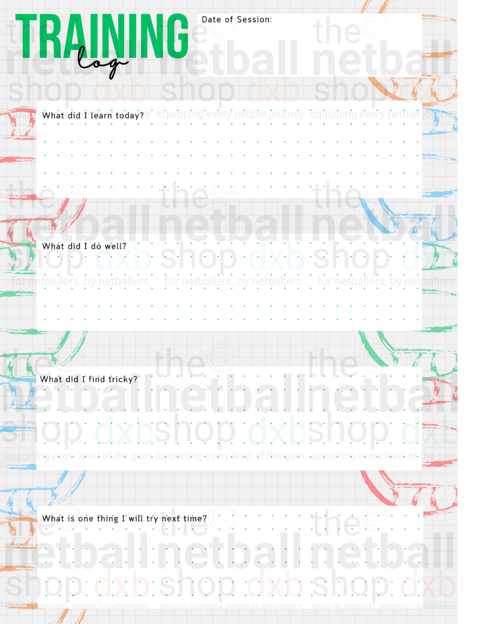 Players - Junior Player Journal