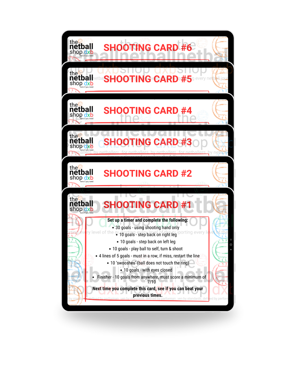 Players - Developing Shooting Cards Pack 1