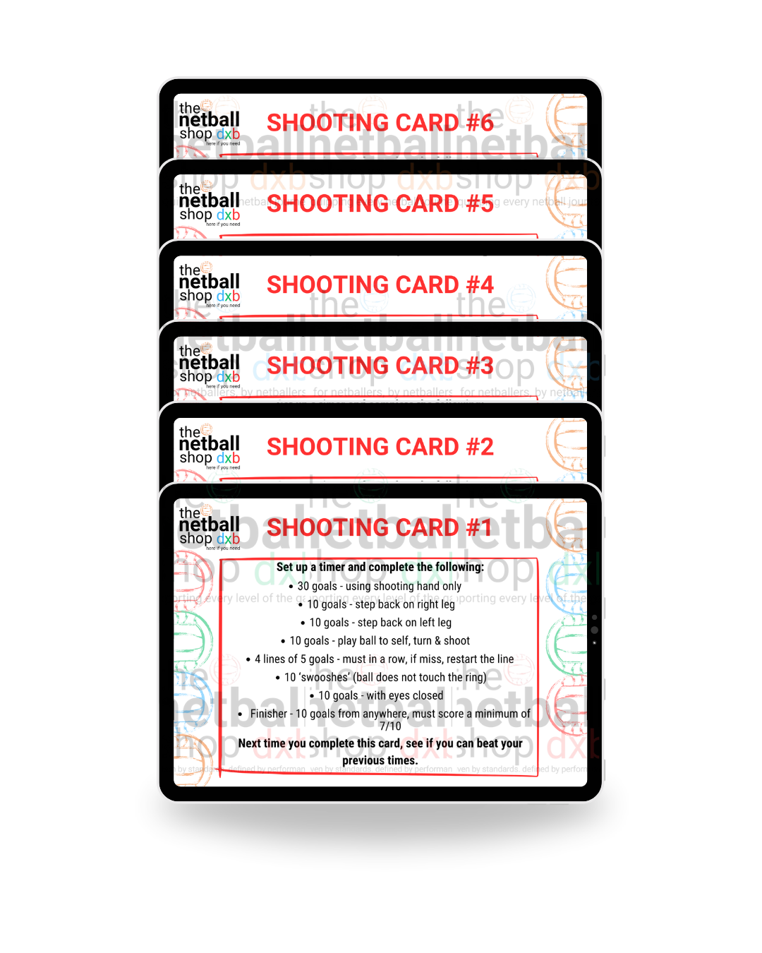 Players - Advanced Shooting Cards Pack 1