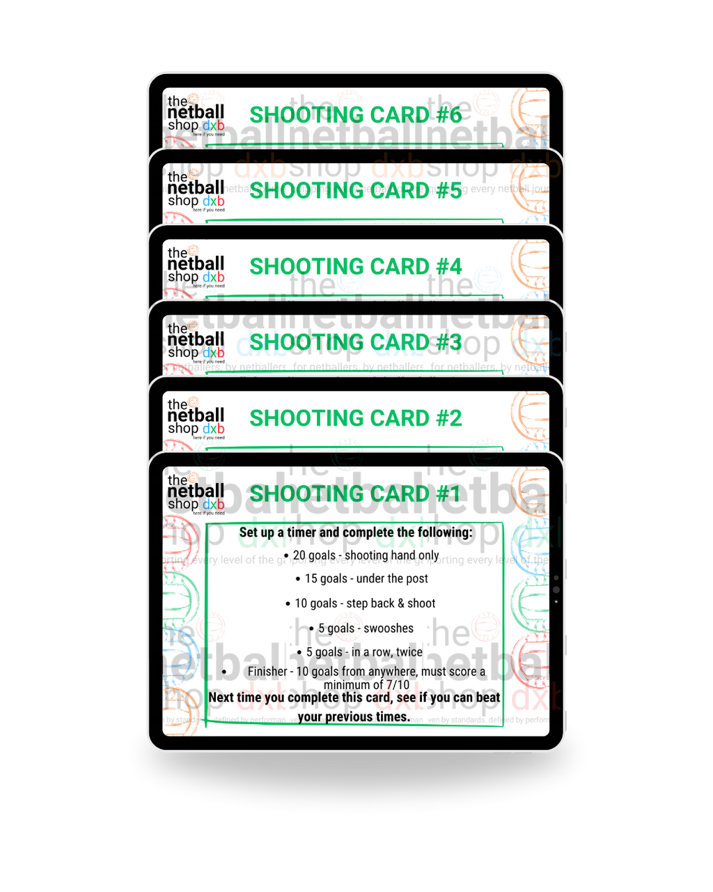 Players - Developing Shooting Cards Pack 1