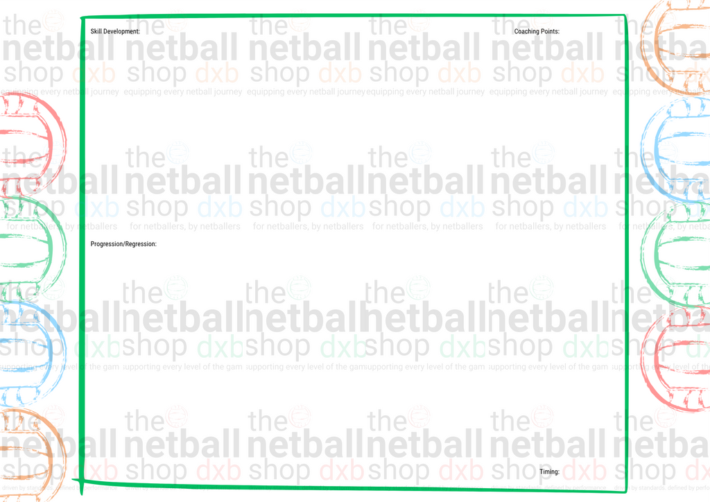 Coaches - Blank Session Plan Template