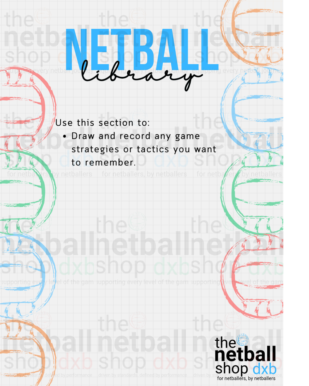 Player - Performance Player Journal